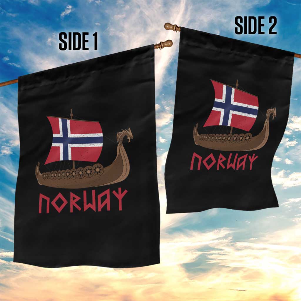 Boat Norwegian Flag Norway Viking Ship Norway Garden Flag