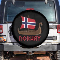 Boat Norwegian Flag Norway Viking Ship Norway Spare Tire Cover