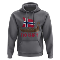 Boat Norwegian Flag Norway Viking Ship Norway Hoodie