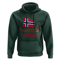 Boat Norwegian Flag Norway Viking Ship Norway Hoodie