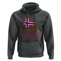 Boat Norwegian Flag Norway Viking Ship Norway Hoodie