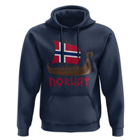 Boat Norwegian Flag Norway Viking Ship Norway Hoodie