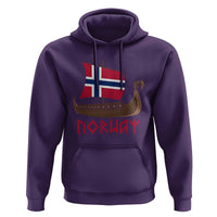 Boat Norwegian Flag Norway Viking Ship Norway Hoodie