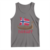 Boat Norwegian Flag Norway Viking Ship Norway Tank Top