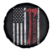 American Viking Spare Tire Cover Norse Mythology Axe USA Flag - Wonder Print Shop