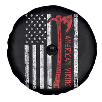 American Viking Spare Tire Cover Norse Mythology Axe USA Flag - Wonder Print Shop