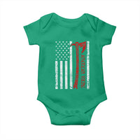 American Viking Baby Onesie Norse Mythology Axe USA Flag - Wonder Print Shop