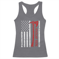 American Viking Racerback Tank Top Norse Mythology Axe USA Flag - Wonder Print Shop