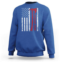 American Viking Sweatshirt Norse Mythology Axe USA Flag - Wonder Print Shop