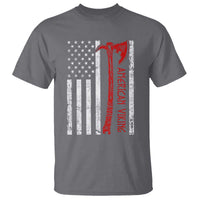 American Viking T Shirt Norse Mythology Axe USA Flag - Wonder Print Shop