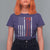 American Viking T Shirt For Women Norse Mythology Axe USA Flag - Wonder Print Shop