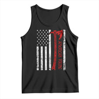 American Viking Tank Top Norse Mythology Axe USA Flag - Wonder Print Shop