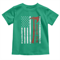 American Viking Toddler T Shirt Norse Mythology Axe USA Flag - Wonder Print Shop
