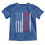 American Viking Toddler T Shirt Norse Mythology Axe USA Flag - Wonder Print Shop