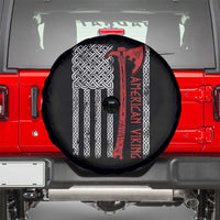 American Viking Spare Tire Cover Norse Mythology Axe Celtic Knot USA Flag - Wonder Print Shop