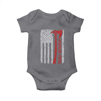 American Viking Baby Onesie Norse Mythology Axe Celtic Knot USA Flag - Wonder Print Shop