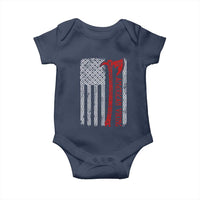 American Viking Baby Onesie Norse Mythology Axe Celtic Knot USA Flag - Wonder Print Shop
