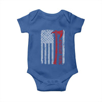 American Viking Baby Onesie Norse Mythology Axe Celtic Knot USA Flag - Wonder Print Shop