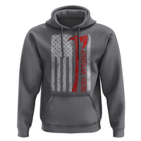 American Viking Hoodie Norse Mythology Axe Celtic Knot USA Flag - Wonder Print Shop