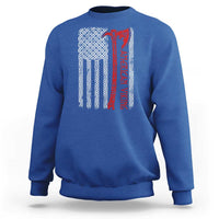 American Viking Sweatshirt Norse Mythology Axe Celtic Knot USA Flag - Wonder Print Shop
