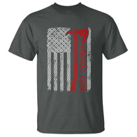American Viking T Shirt Norse Mythology Axe Celtic Knot USA Flag - Wonder Print Shop