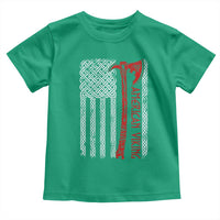 American Viking Toddler T Shirt Norse Mythology Axe Celtic Knot USA Flag - Wonder Print Shop