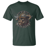 Son Of Odin Valhalla T Shirt Nordic Norse Viking Warrior Skull - Wonder Print Shop