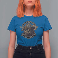 Son Of Odin Valhalla T Shirt For Women Nordic Norse Viking Warrior Skull - Wonder Print Shop