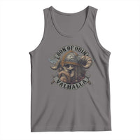 Son Of Odin Valhalla Tank Top Nordic Norse Viking Warrior Skull - Wonder Print Shop