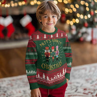 Funny Xmas Nutcracker Ugly Christmas Sweater Nuts About Xmas Snowflake - Wonder Print Shop
