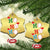 Funny Xmas Baseball Christmas Ornament Triple Ho Sport Santa Hat - Wonder Print Shop