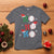 Funny Christmas Baseball T Shirt Triple Ho Sport Santa Hat - Wonder Print Shop