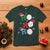 Funny Christmas Baseball T Shirt Triple Ho Sport Santa Hat - Wonder Print Shop