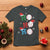Funny Christmas Baseball T Shirt Triple Ho Sport Santa Hat - Wonder Print Shop