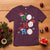 Funny Christmas Baseball T Shirt Triple Ho Sport Santa Hat - Wonder Print Shop