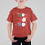 Funny Christmas Baseball T Shirt For Kid Triple Ho Sport Santa Hat - Wonder Print Shop