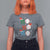 Funny Christmas Baseball T Shirt For Women Triple Ho Sport Santa Hat - Wonder Print Shop