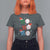 Funny Christmas Baseball T Shirt For Women Triple Ho Sport Santa Hat - Wonder Print Shop