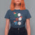 Funny Christmas Baseball T Shirt For Women Triple Ho Sport Santa Hat - Wonder Print Shop