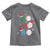 Funny Christmas Baseball Toddler T Shirt Triple Ho Sport Santa Hat