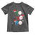 Funny Christmas Baseball Toddler T Shirt Triple Ho Sport Santa Hat