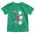 Funny Christmas Baseball Toddler T Shirt Triple Ho Sport Santa Hat