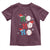 Funny Christmas Baseball Toddler T Shirt Triple Ho Sport Santa Hat