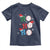 Funny Christmas Baseball Toddler T Shirt Triple Ho Sport Santa Hat