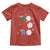 Funny Christmas Baseball Toddler T Shirt Triple Ho Sport Santa Hat