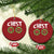 Funny Xmas Couple Christmas Ornament Chest Nuts Bauble Xmas Wreath - Wonder Print Shop