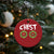 Funny Xmas Couple Christmas Ornament Chest Nuts Bauble Xmas Wreath - Wonder Print Shop