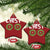 Funny Xmas Couple Christmas Ornament Chest Nuts Bauble Xmas Wreath - Wonder Print Shop