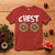 Funny Christmas Couple T Shirt Chest Nuts Bauble Xmas Wreath - Wonder Print Shop