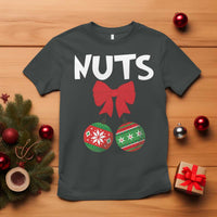 Funny Christmas Couple T Shirt Chest Nuts Baubles - Wonder Print Shop